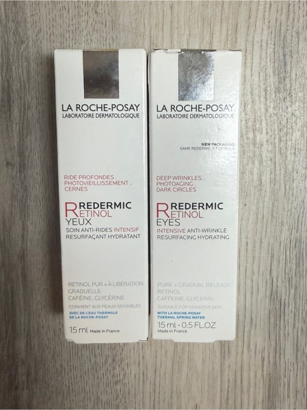 Two (2) Redermic R Anti-Aging Retinol Eye Cream, Brand New, 15 ml Each